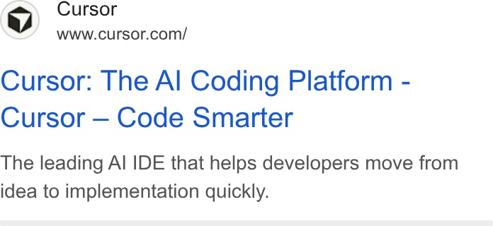 Advertisement by ANYSPHERE, INC. on Google, running since 31 Jul 2026