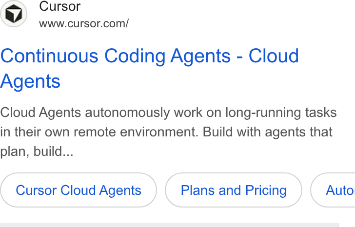 Advertisement by ANYSPHERE, INC. on Google, running since 31 Jul 2026